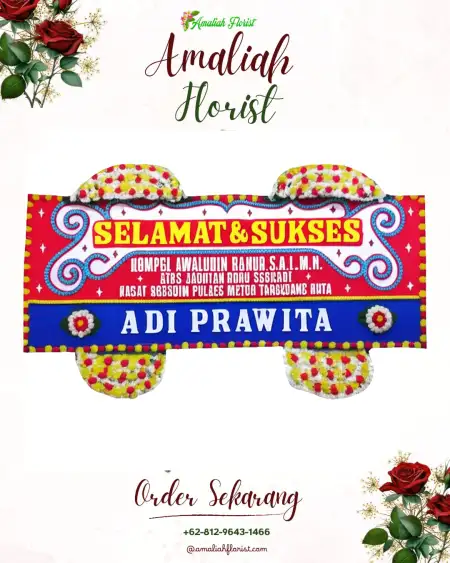 Papan Bunga Ucapan Selamat Napis
