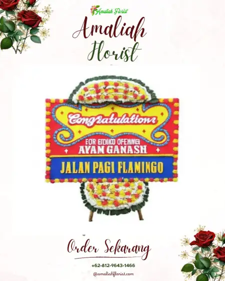 Sewa Papan Bunga Napis